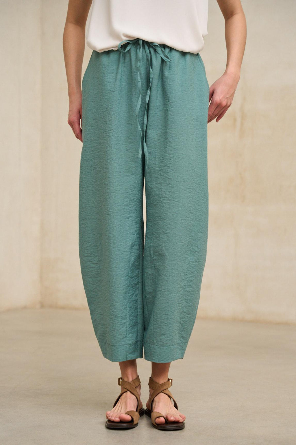Turquoise Eldan trousers