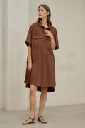 Brown Orlena Dress