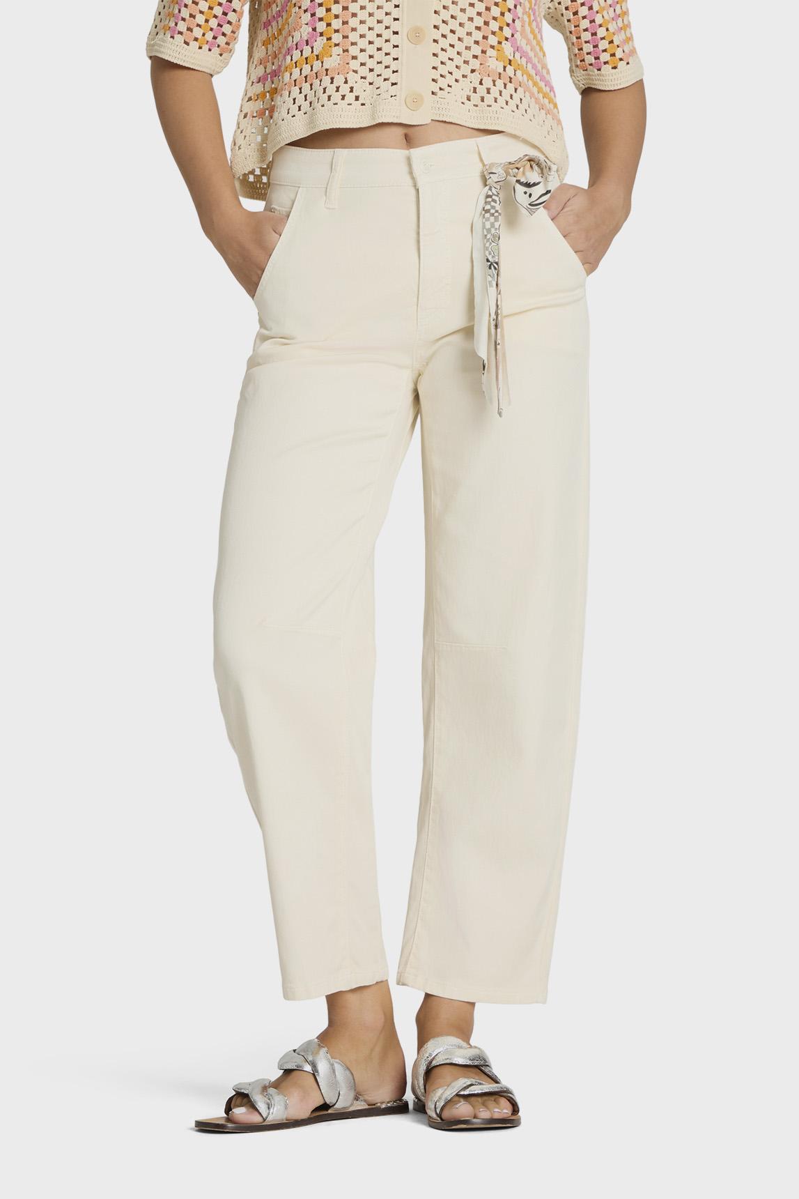 O-Shape Cropped Trousers Orelie off-white