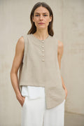 Freja stone vest