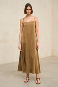 Odine camel dress