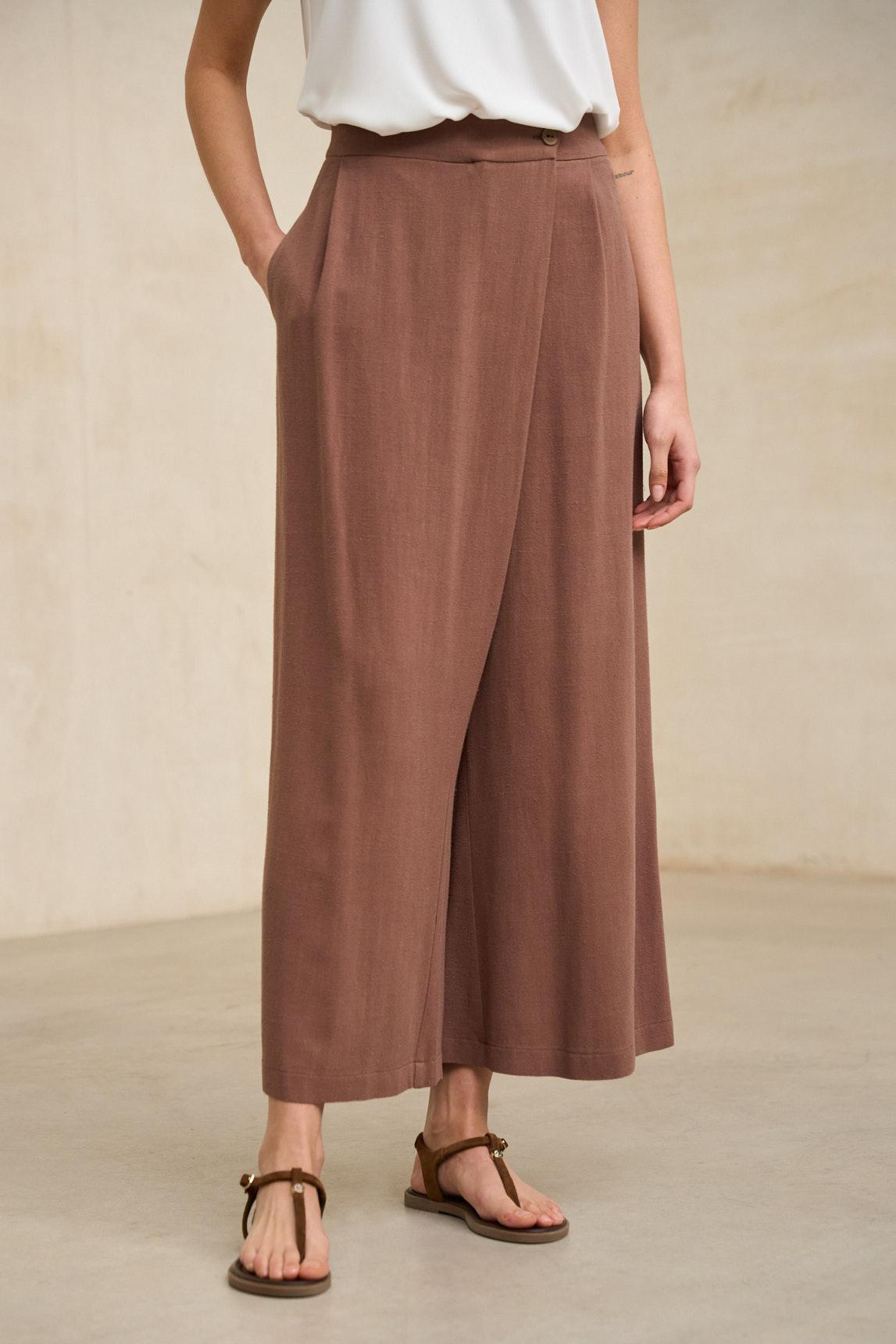 Narel terracotta trousers