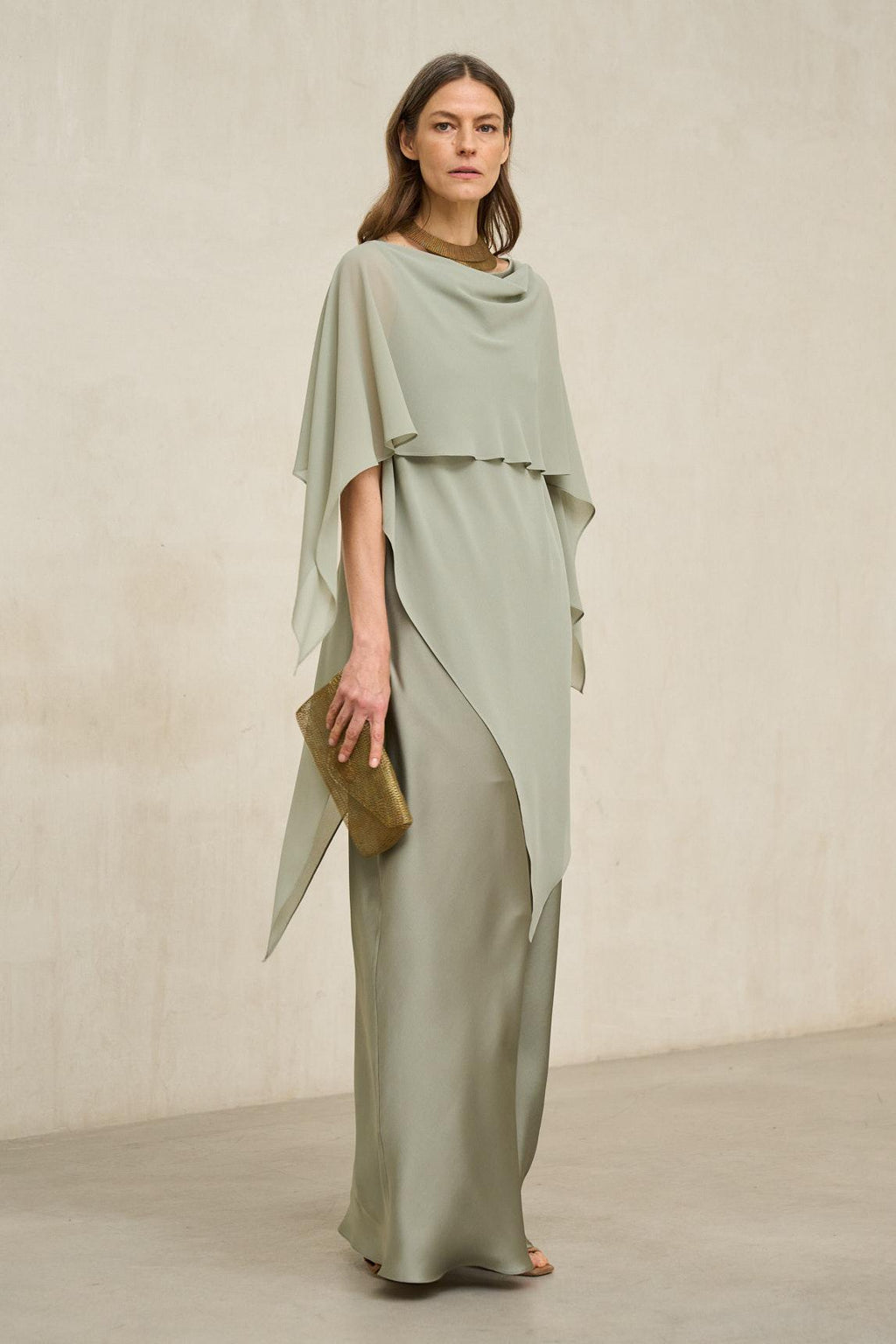 Kaedryn dress in sage green