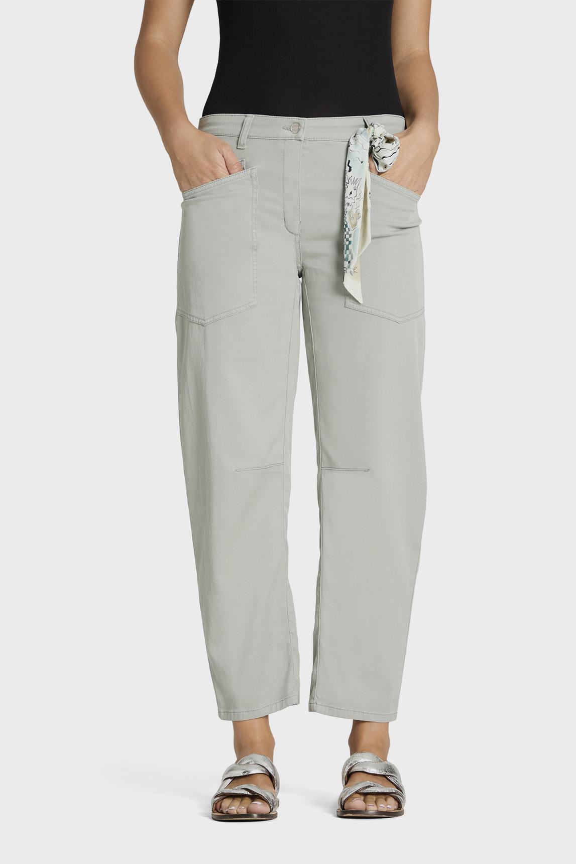 Cambio O-Shape Cropped Ocean Trousers