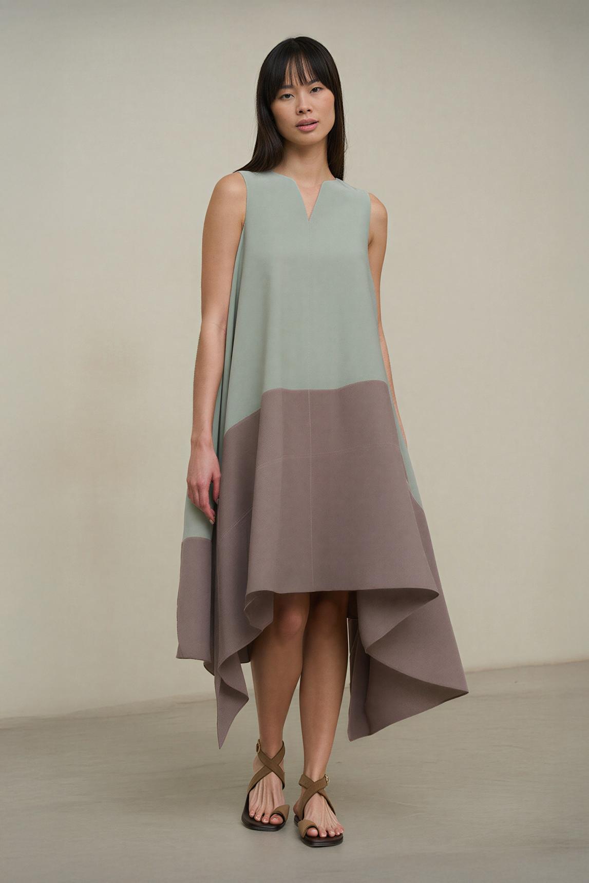 Velaria aquamarine dress