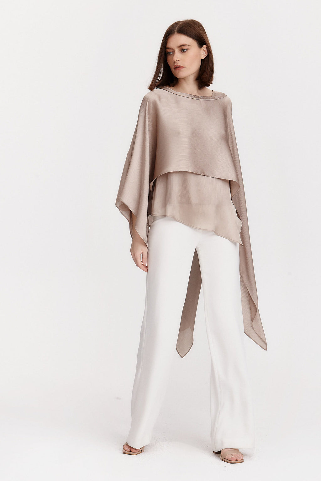 White palazzo pants
