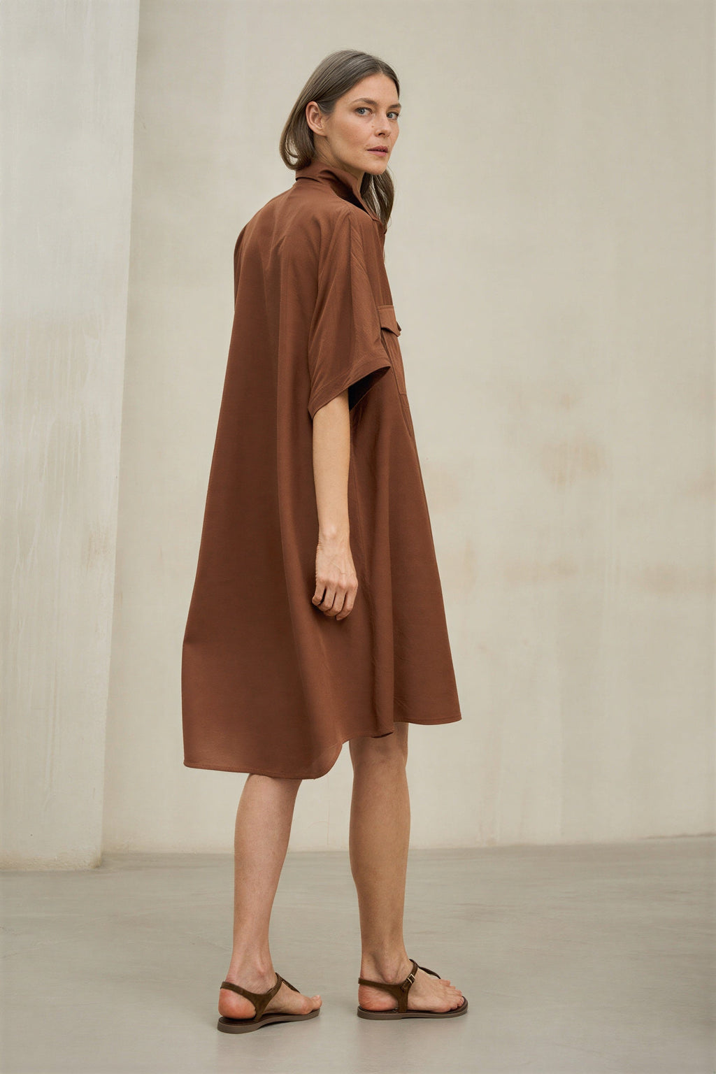 Brown Orlena Dress