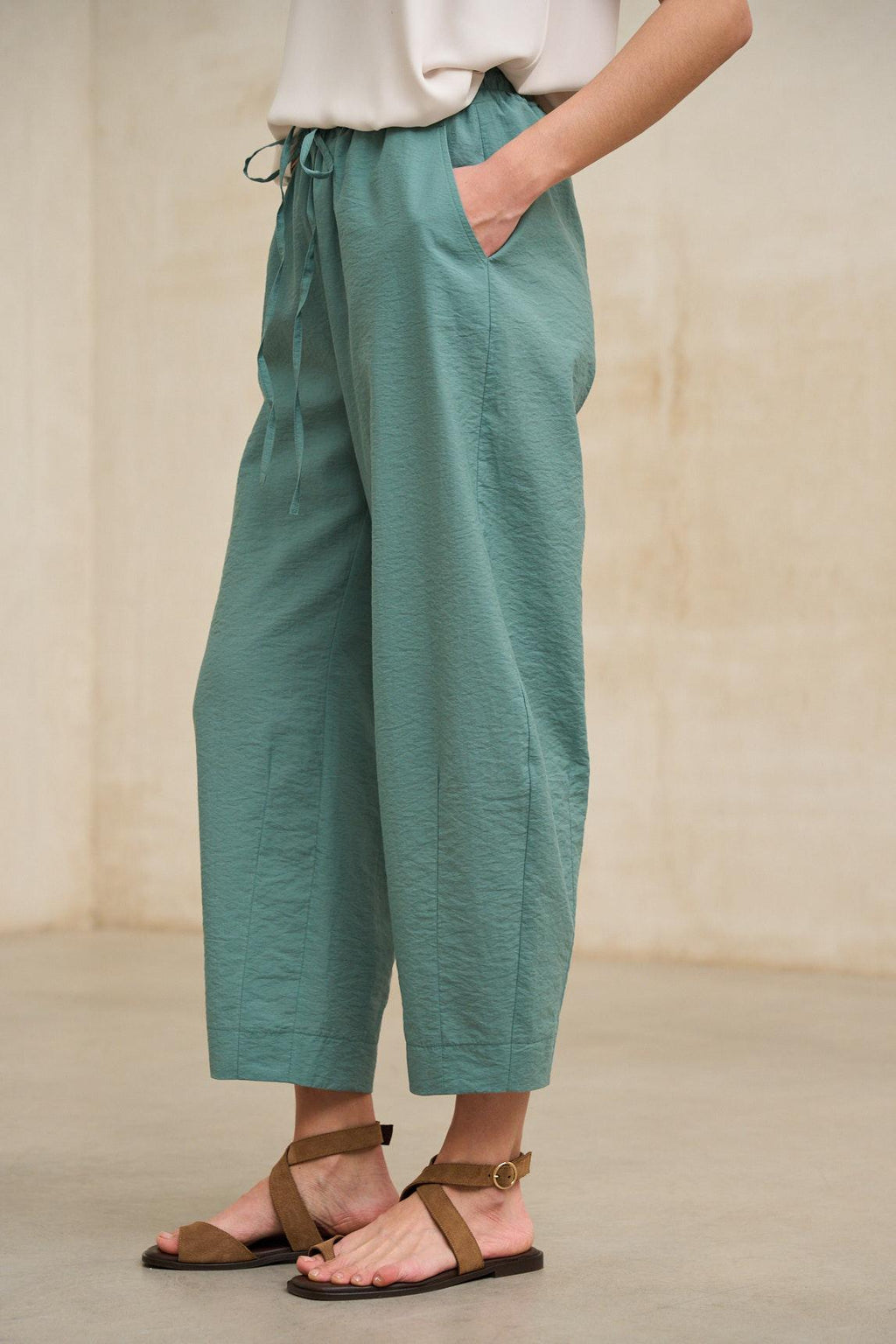 Turquoise Eldan trousers