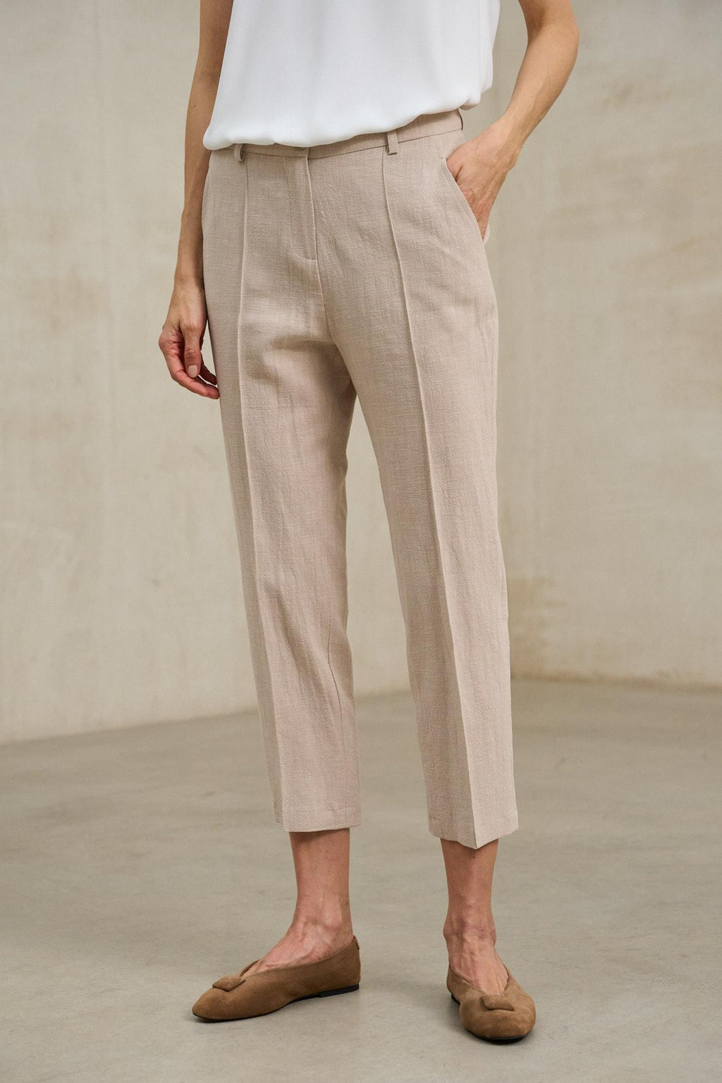 Axis trousers, sand beige