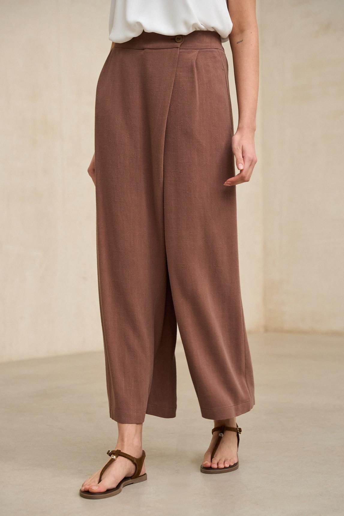 Narel terracotta trousers