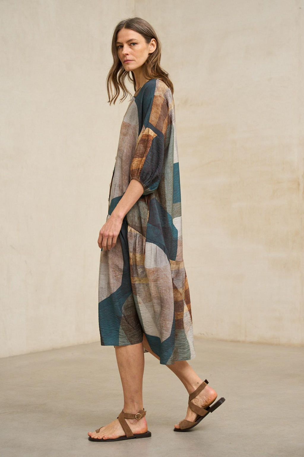 Elvina printed dress