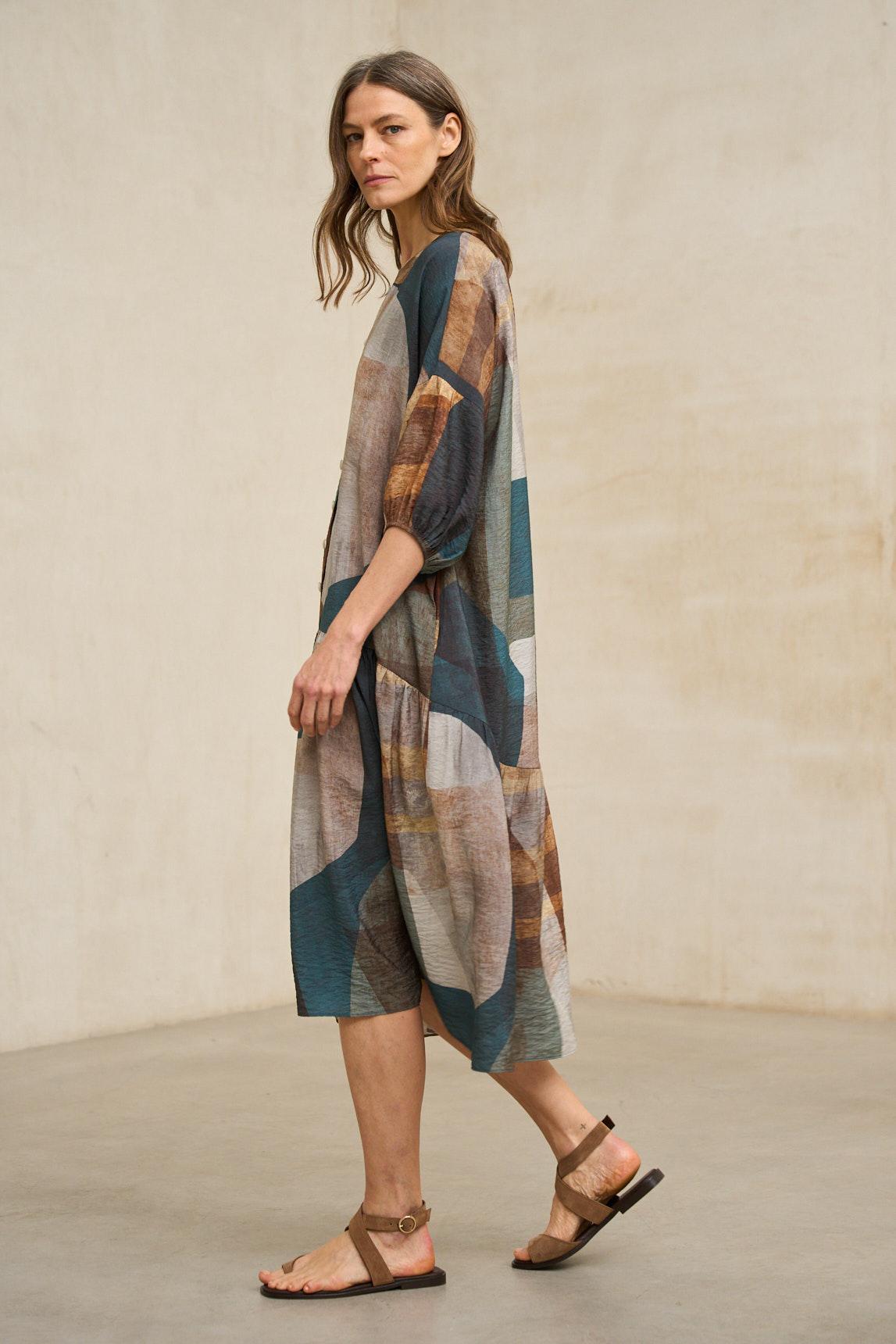 Elvina printed dress