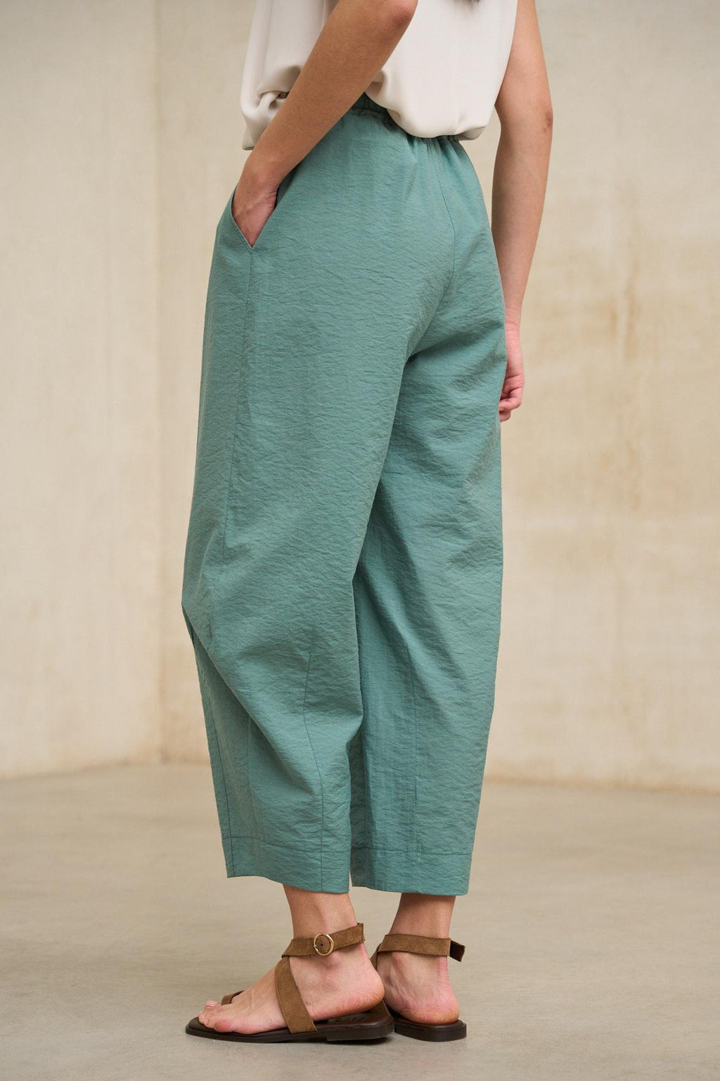 Turquoise Eldan trousers