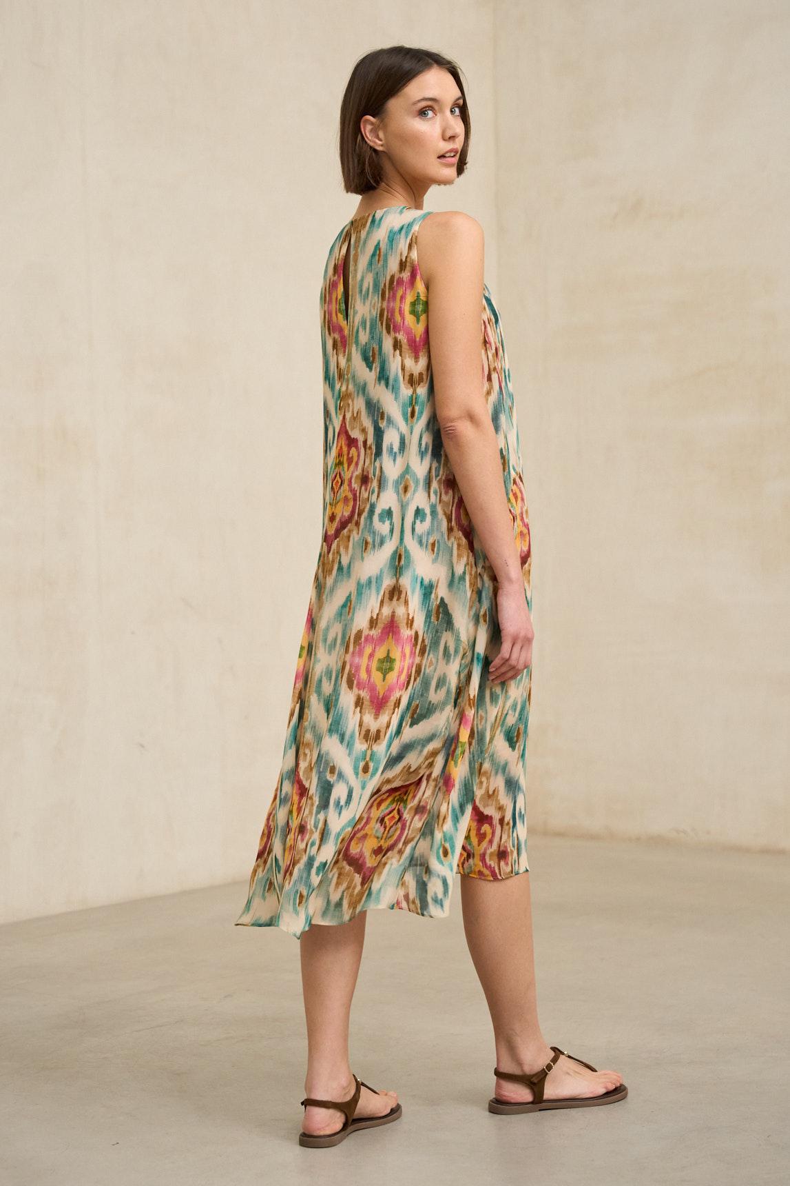 Naïra ikat print dress