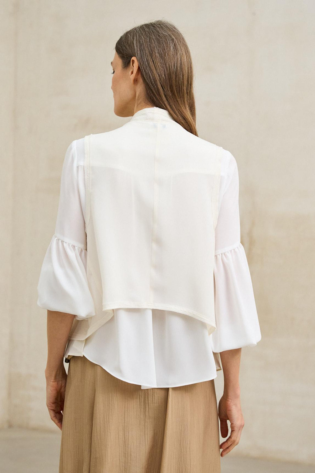 Beige Érine vest
