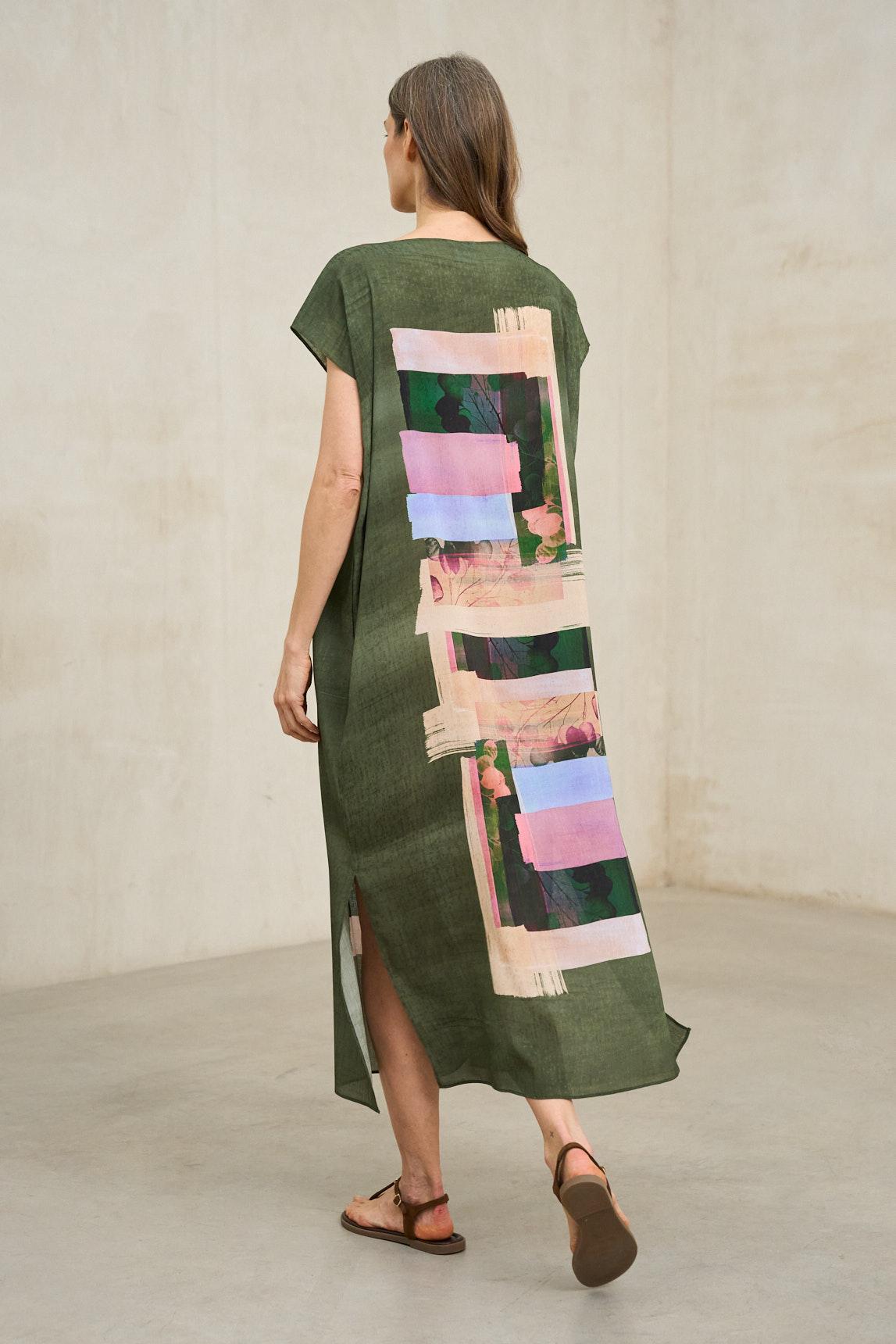 Arven dress with geometric print