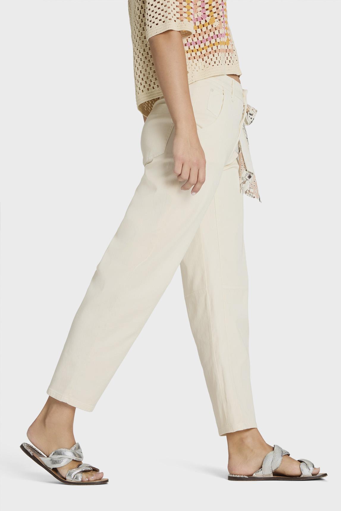 O-Shape Cropped Trousers Orelie off-white