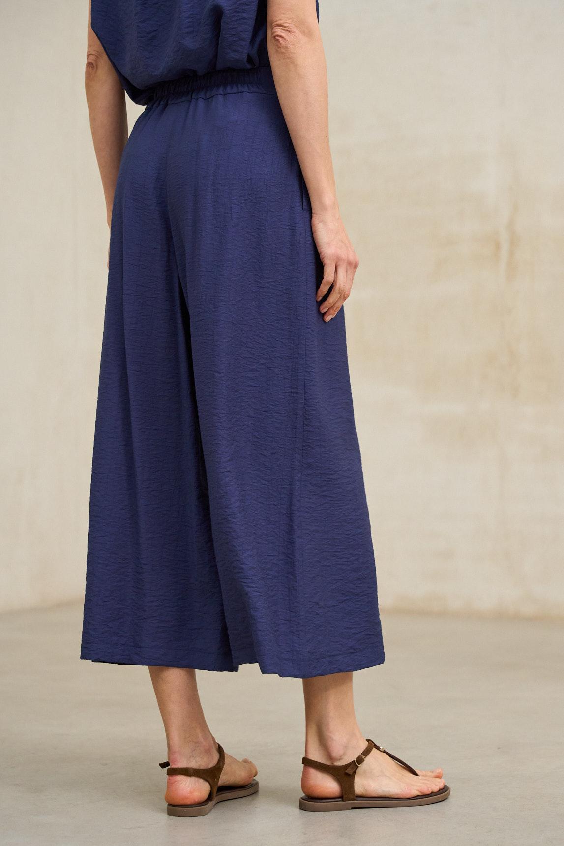 Narel navy blue trousers