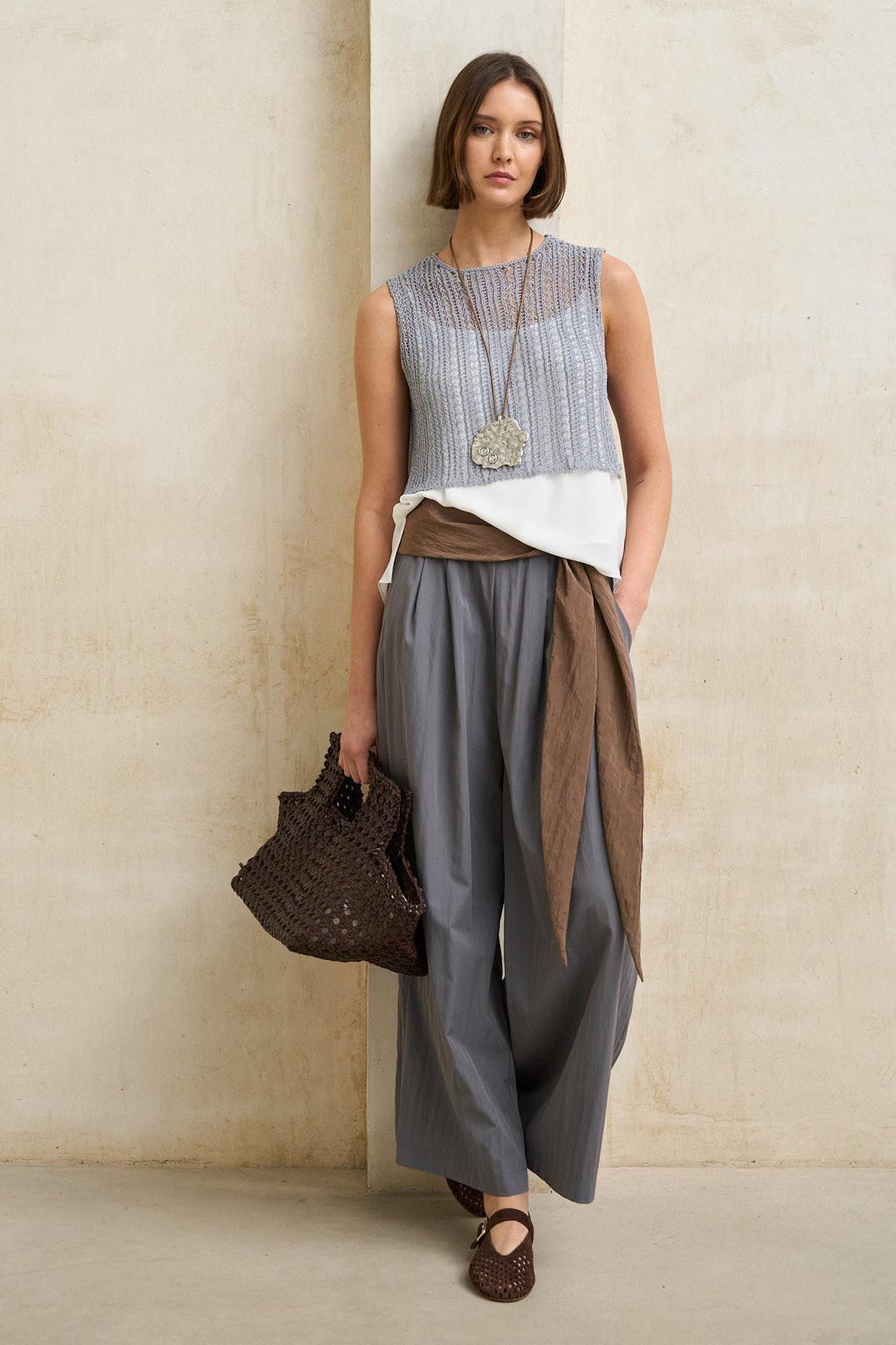 Aira grey trousers
