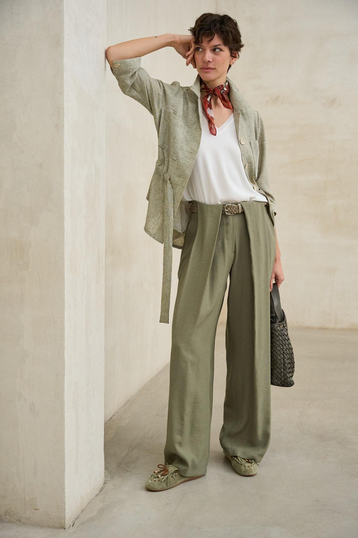 Lyss khaki trousers