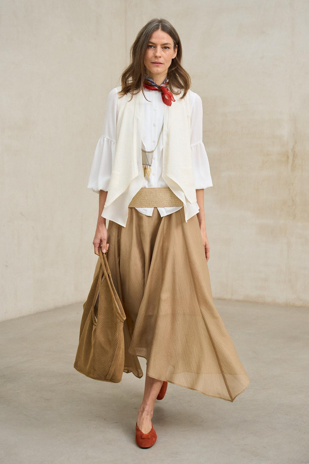 Beige Érine vest