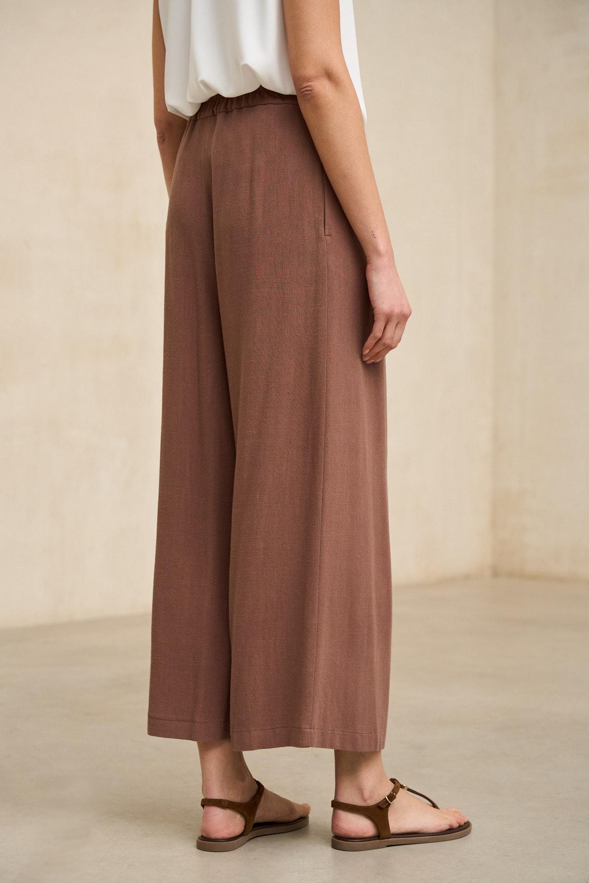 Narel terracotta trousers