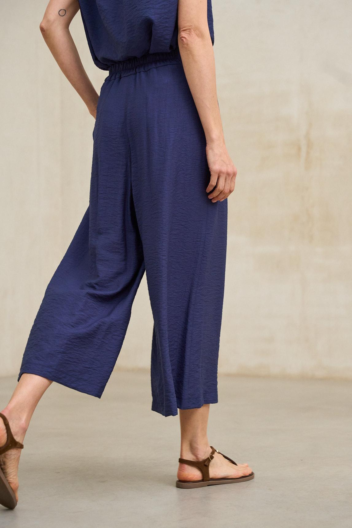 Narel navy blue trousers