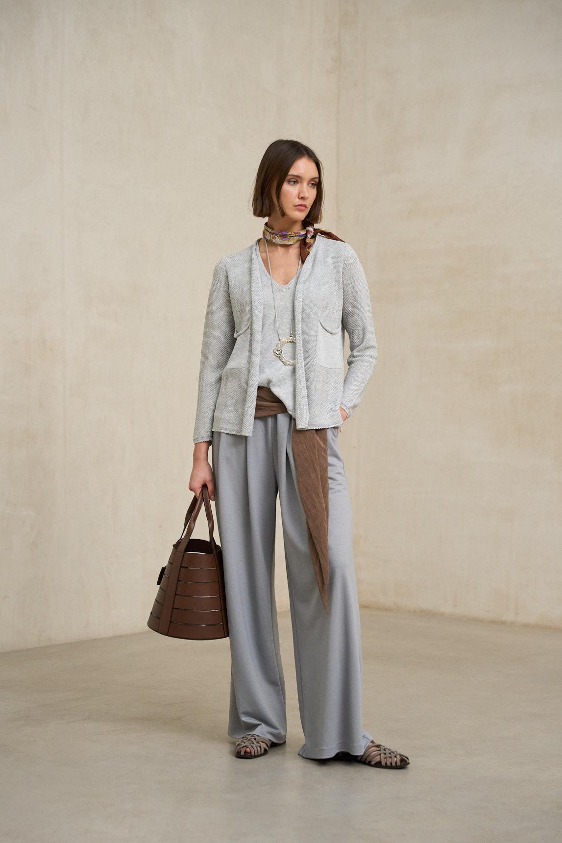 Light grey Saurel trousers
