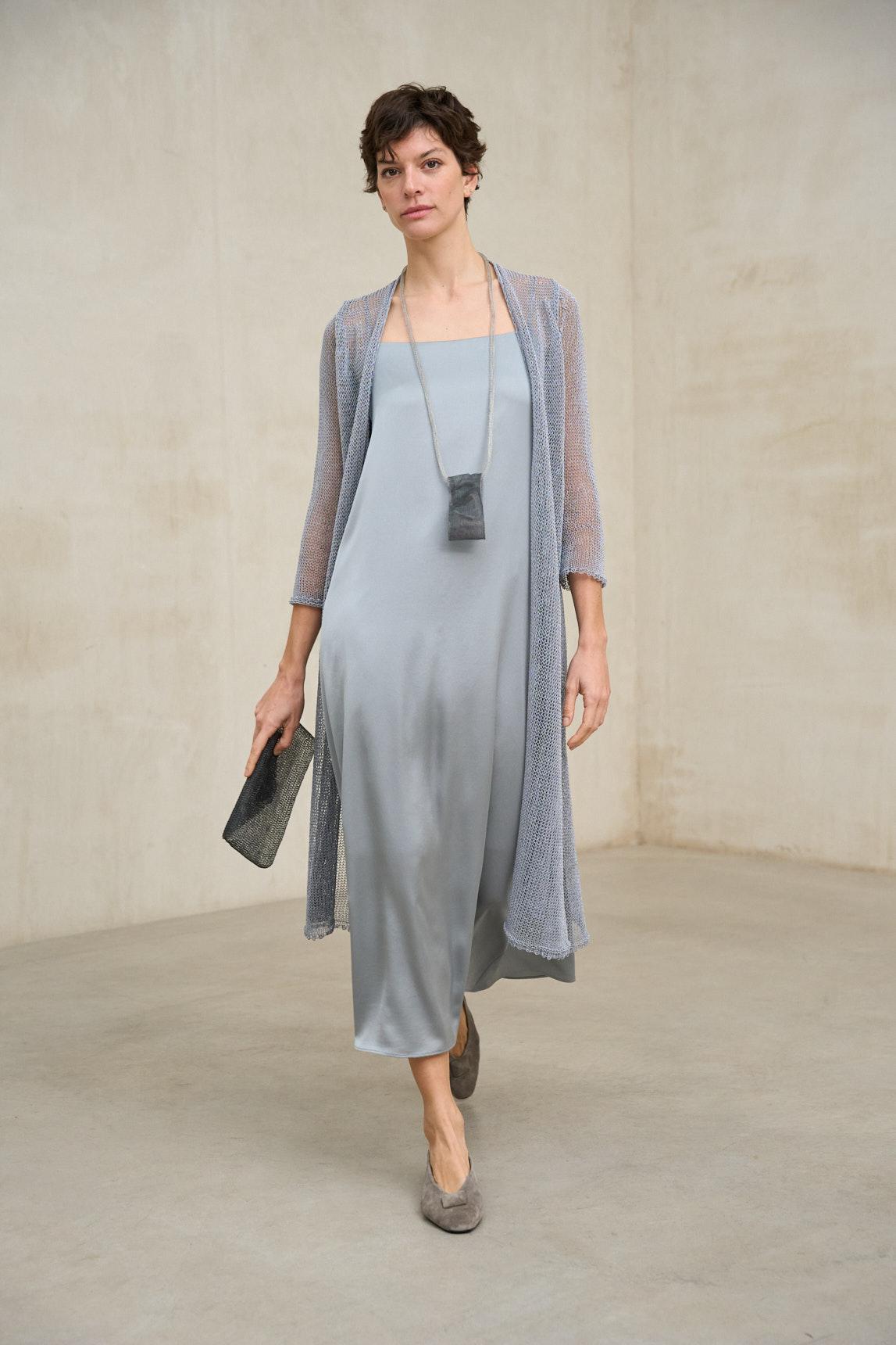 Soreya dress, smoke blue