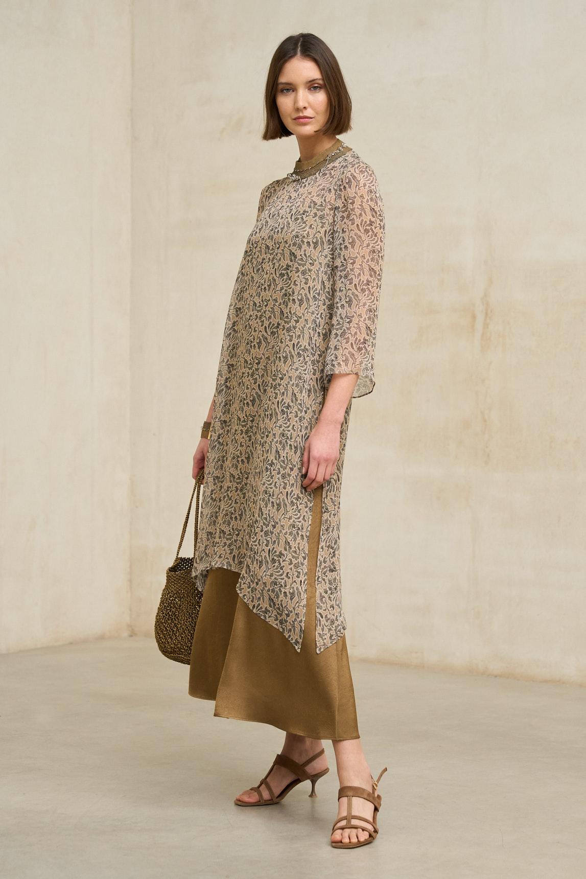 Odine camel dress