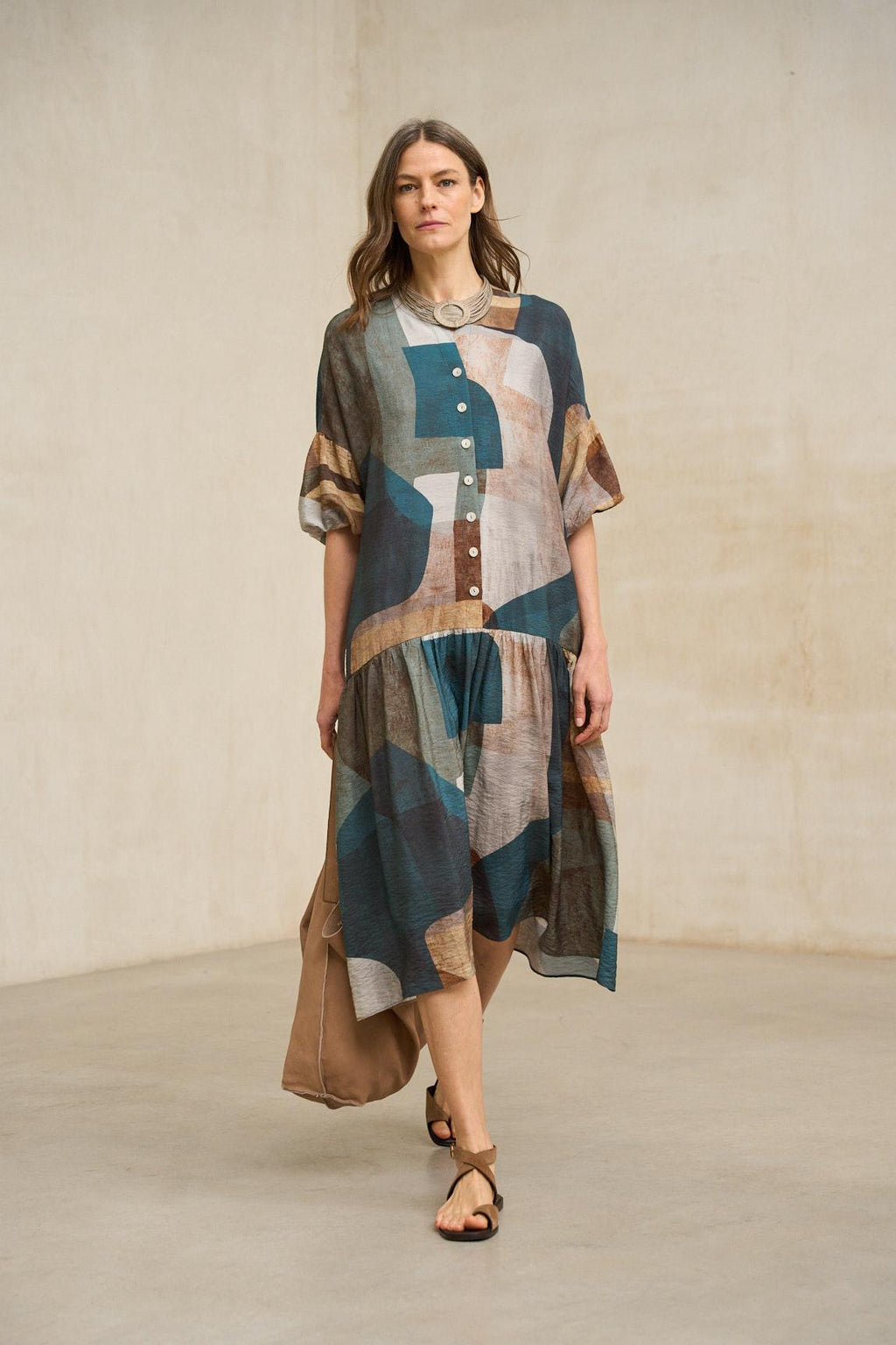 Elvina printed dress