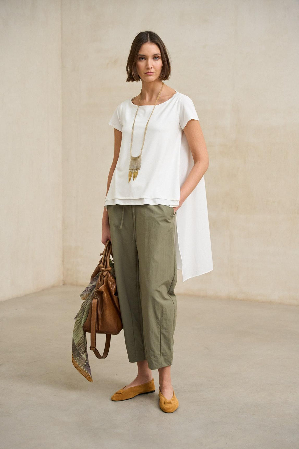 Ligne khaki trousers