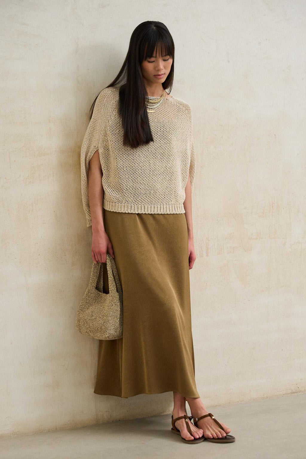 Odine camel dress
