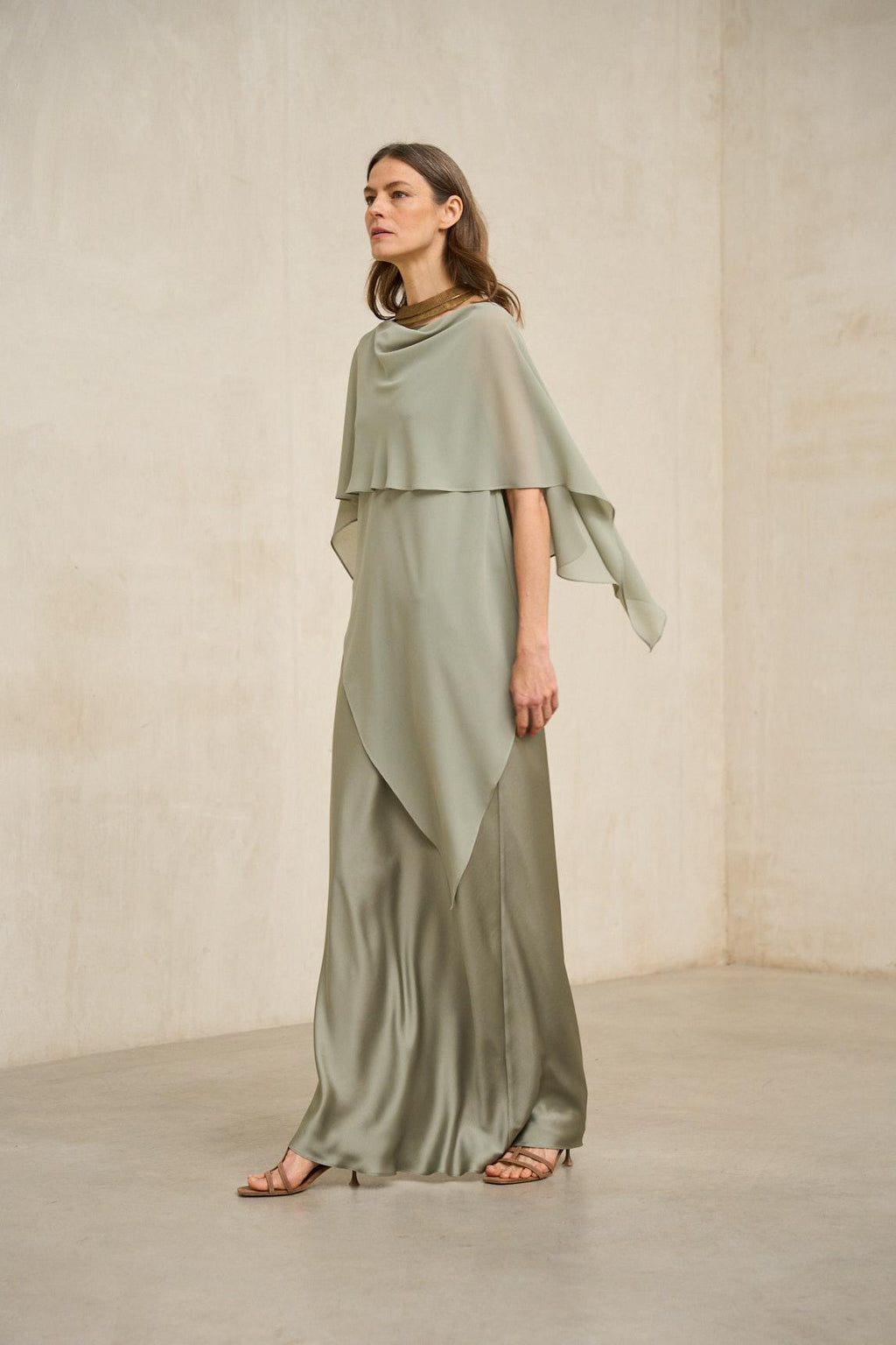 Kaedryn dress in sage green